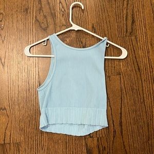 Zara blue top!